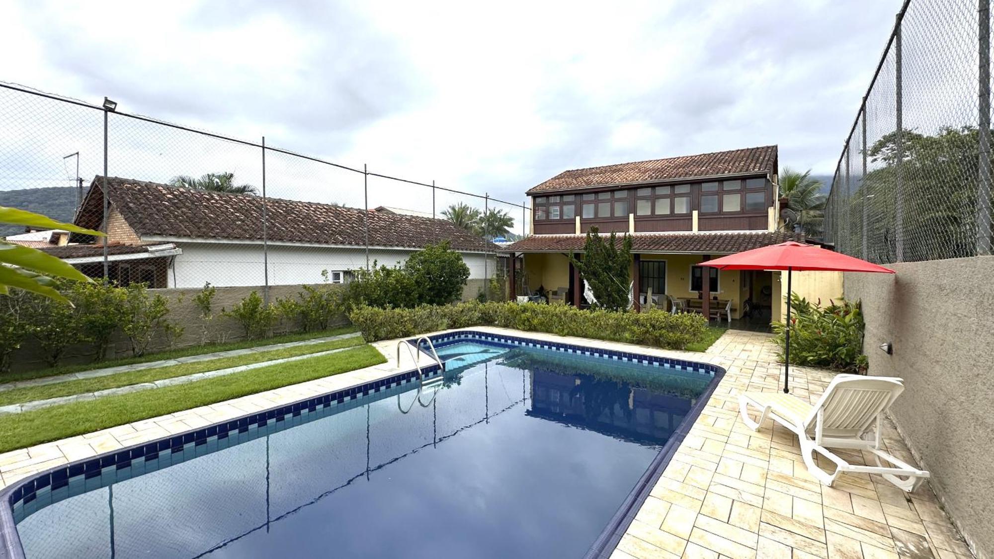 Casa C Piscina A 700M Da Praia De Caraguatatuba Sp Екстер'єр фото